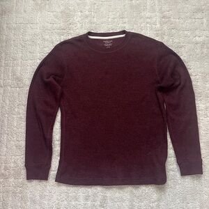 AE Cozy Burgundy Thermal Shirt